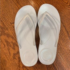 Fitflop Shimmering Silver Sandals